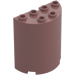 LEGO Sand Red Cylinder 2 x 4 x 4 Half (6218 / 20430)