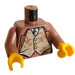 LEGO Sand Red Gilderoy Lockhart Torso (973 / 73403)