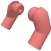 LEGO Sand Red Minifigure Arms (Left and Right Pair)