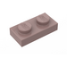 LEGO Sand Red Plate 1 x 2 (3023)