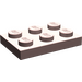 LEGO Rouge Sable assiette 2 x 3 (3021)