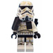 LEGO Sandtrooper med Svart Pauldron och Survival Ryggsäck Minifigur