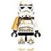 LEGO Sandtrooper met Oranje Pauldron en Bivakmuts Hoofd Minifiguur