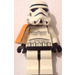 LEGO Sandtrooper con Arancione Pauldron e Stormtrooper Casco Minifigure con la bocca punteggiata