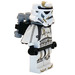 LEGO Sandtrooper met Wit Pauldron en Bivakmuts Hoofd Minifiguur