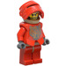 LEGO Santis mit Golden Bear Kopf Muster und Dark Stone Hände Minifigur