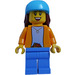 LEGO Scooter Girl Minifigure