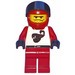 LEGO Scorpion Racer with Red Helmet with Black Visor Minifigure