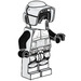 LEGO Scout Trooper with Black Arms (Frown) Minifigure