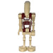 LEGO Security Battle Droid con Rojo oscuro Torso con Tostado Insignia y Brazo recto Minifigura