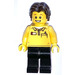 LEGO Seller met Dark Brown Haar minifiguur