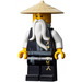 LEGO Sensei Wu with Black Kimono with Short Sash Minifigure