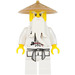 LEGO Sensei Wu z Perłowe Złoto Kapelusz Minifigurka