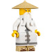 LEGO Sensei Wu mit Weiß Robe und Sandals Minifigur