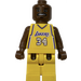 LEGO Shaquille O&#039;Neal, Los Angeles Lakers Home Uniform #34 Minihahmo