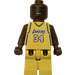 LEGO Shaquille O&#039;Neal, Los Angeles Lakers Home Uniform #34 Minifigure