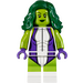LEGO She-Hulk, Green minifiguur