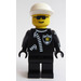 LEGO Sheriff in Zipped Suit with White Cap Minifigure