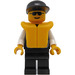 LEGO Sheriff avec Des lunettes de soleil et Gilet de sauvetage Minifigurine