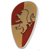 LEGO Shield - Long with Golden Lion Pattern (Gryffindor) (41364 / 49930)