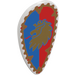 LEGO Shield - Long with Red / Blue and Lion (2586 / 109194)