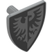 LEGO Schild - Dreieckig mit Schwarz und Silber Falcon (3846 / 75114)