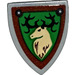 LEGO Shield - Triangular with Deer Sticker (3846)