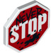 LEGO Bouclier avec Never STOP Sign (44156)