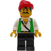 LEGO Shipwreck Island Pirate met Green Vest minifiguur