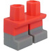 LEGO Short Legs with Gray Boots (41879)