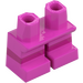 LEGO Piernas cortas con Magenta Rayas (16709 / 41879)