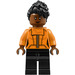 LEGO Shuri med orange Jakke  Minifigur