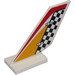 LEGO Shuttle Tail 2 x 6 x 4 with Checkered and Orange Sticker (6239)