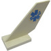 LEGO Shuttle Tail 2 x 6 x 4 with Star of Life (Solid Snake) - Both Sides Sticker (6239)