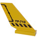 LEGO Shuttle Tail 2 x 6 x 4 with &#039;TP-710&#039; (6239)