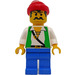 LEGO Skeleton Crew Pirate with Green Vest Minifigure