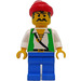 LEGO Skelett Crew Pirate mit Green Vest Minifigur