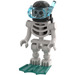 LEGO Skelet Diver met Donker turquoise Flippers Minifiguur