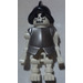 LEGO Skelet met Pantser en Conquistador Helm Minifiguur