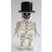 LEGO Skelett mit oben Hut Minifigur