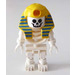 LEGO Skelet met Geel Mummy Headdress minifiguur