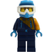 LEGO Skidoo Conductor Minifigura