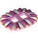 LEGO Rok met Ruffles met Dark Roze en Wit met Zilver Sterren (24087 / 50105)