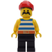 LEGO Skull Island Pirate met Groot Moustache minifiguur