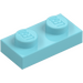 LEGO Sky Blue Plate 1 x 2 (3023)