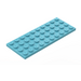LEGO Hemelsblauw Plaat 4 x 10 (3030)