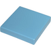 LEGO Sky Blue Tile 2 x 2 with Groove (3068)