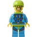 LEGO Skydiver Minifigure