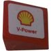 LEGO Slope 1 x 1 (31°) with 'Shell' Logo, 'V-Power' (left) Sticker (35338)