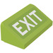 LEGO Slope 1 x 2 (31°) with 'EXIT' Sticker (85984) LEGO Slope 1 x 2 (31°) with 'EXIT' Sticker (85984)